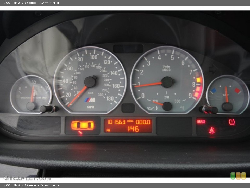 Grey Interior Gauges for the 2001 BMW M3 Coupe #73521633