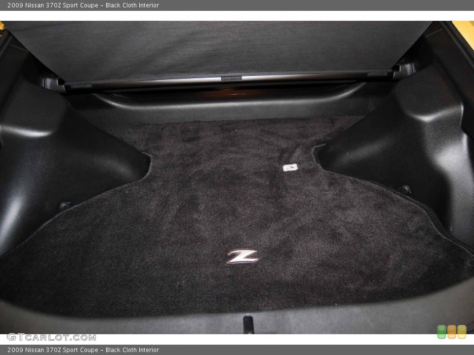 Black Cloth Interior Trunk for the 2009 Nissan 370Z Sport Coupe #73524918