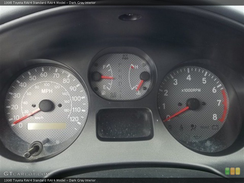 Dark Gray Interior Gauges for the 1998 Toyota RAV4  #73525620