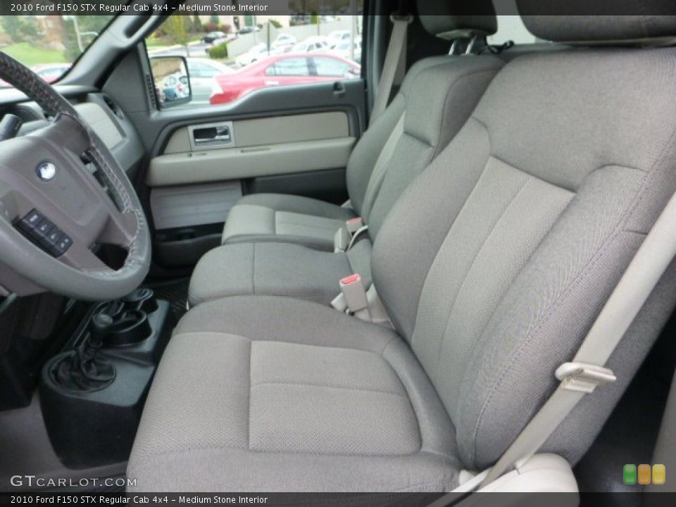 Medium Stone Interior Front Seat for the 2010 Ford F150 STX Regular Cab 4x4 #73528941