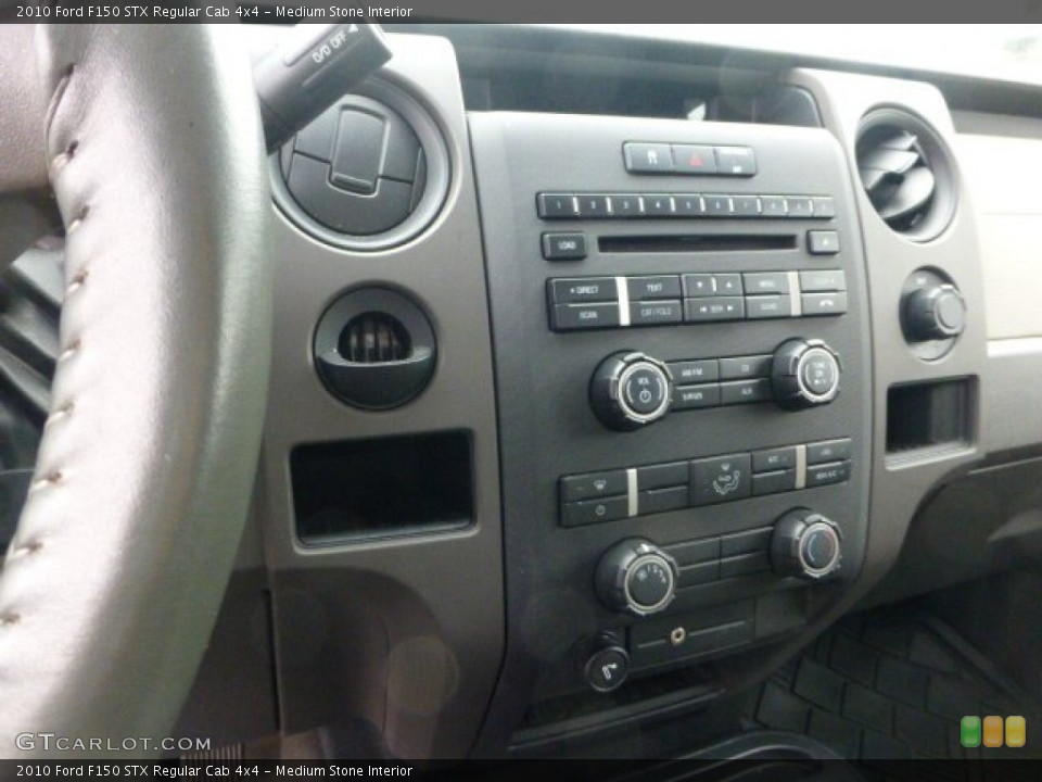 Medium Stone Interior Controls for the 2010 Ford F150 STX Regular Cab 4x4 #73529022