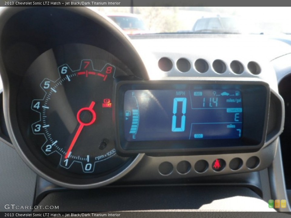 Jet Black/Dark Titanium Interior Gauges for the 2013 Chevrolet Sonic LTZ Hatch #73529853