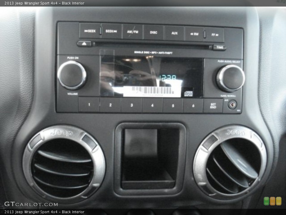Black Interior Audio System for the 2013 Jeep Wrangler Sport 4x4 #73530273