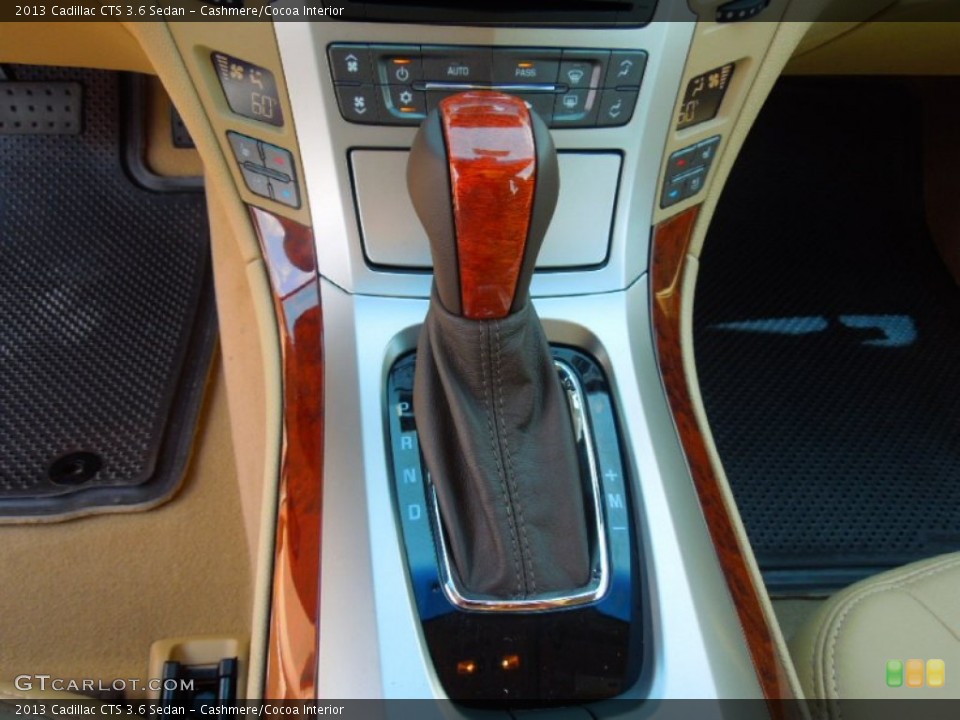 Cashmere/Cocoa Interior Transmission for the 2013 Cadillac CTS 3.6 Sedan #73531470