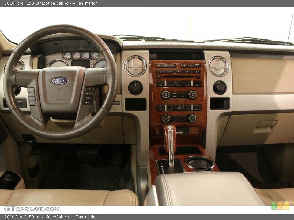 Tan Interior Dashboard for the 2010 Ford F150 Lariat SuperCab 4x4 #73532715