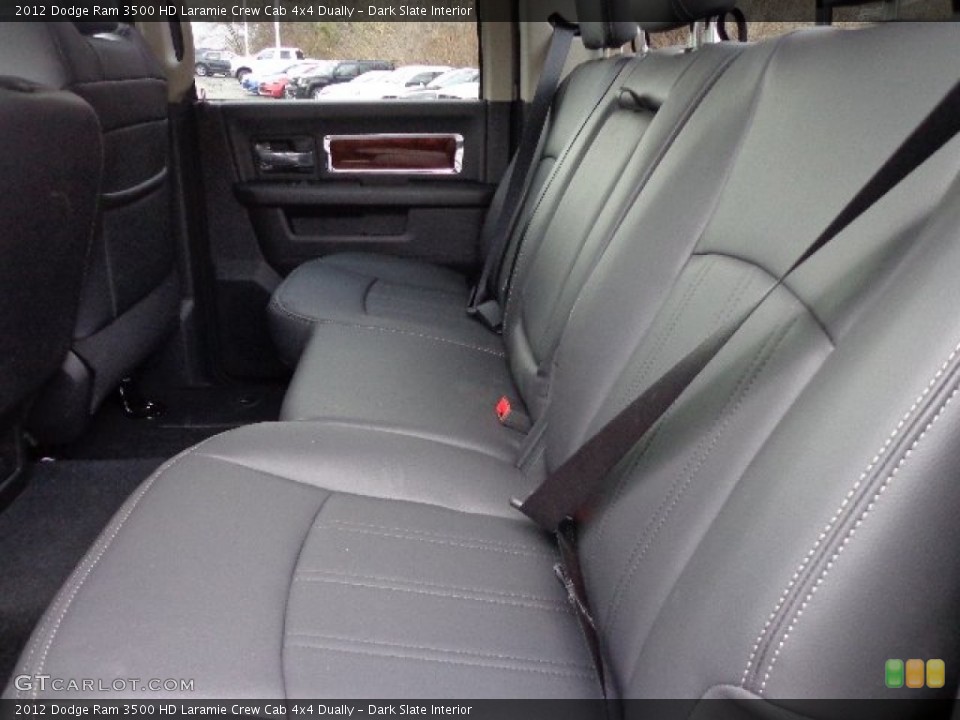 Dark Slate Interior Rear Seat for the 2012 Dodge Ram 3500 HD Laramie Crew Cab 4x4 Dually #73536729