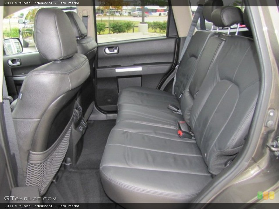 Black Interior Rear Seat for the 2011 Mitsubishi Endeavor SE #73540559