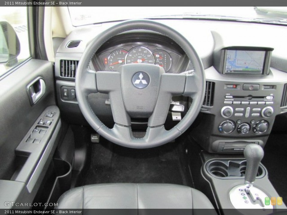 Black Interior Dashboard for the 2011 Mitsubishi Endeavor SE #73540756