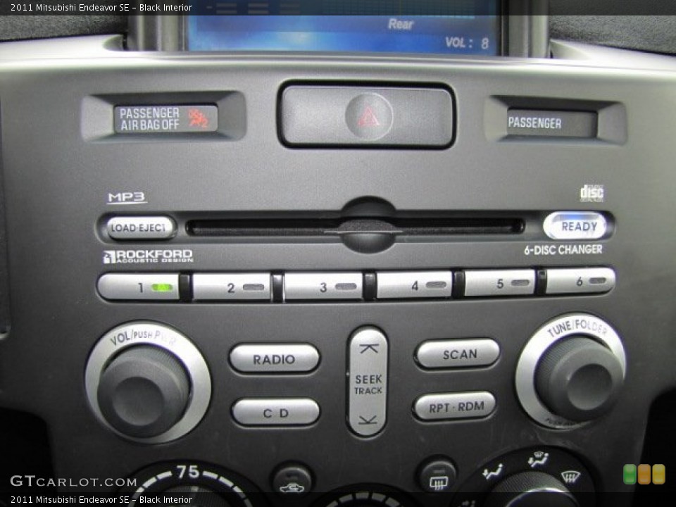 Black Interior Audio System for the 2011 Mitsubishi Endeavor SE #73540848