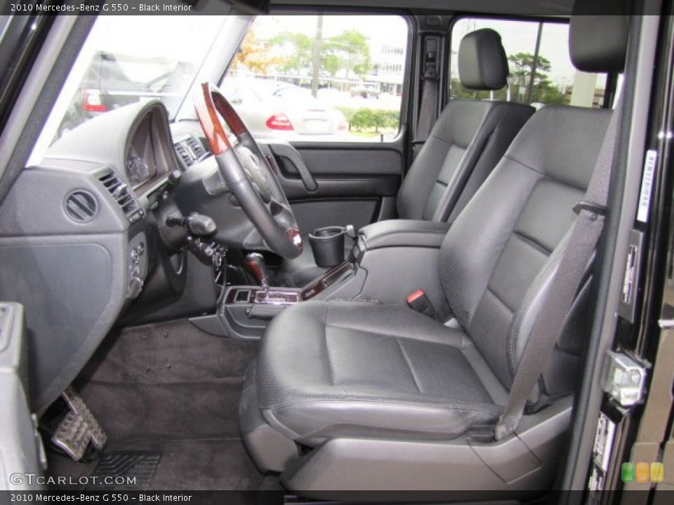 Black Interior Photo for the 2010 Mercedes-Benz G 550 #73541681