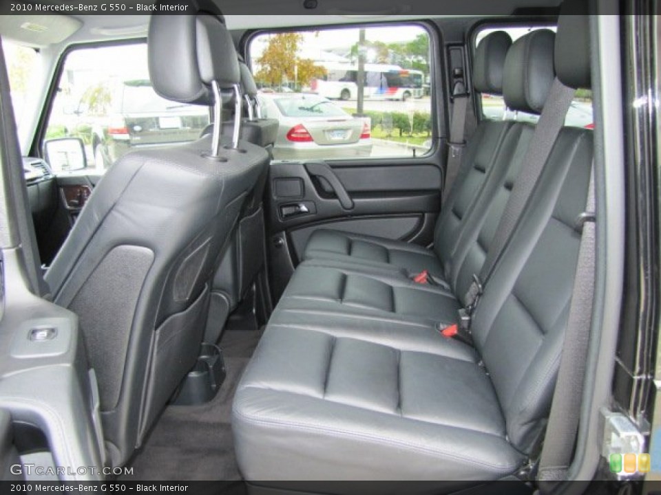 Black 2010 Mercedes-Benz G Interiors