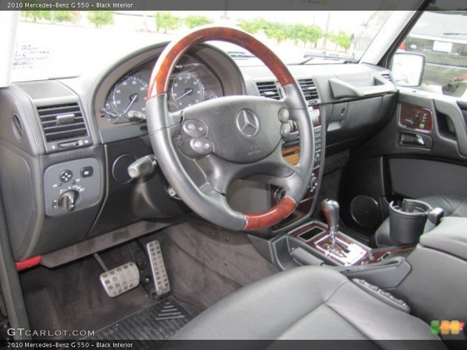 Black Interior Photo for the 2010 Mercedes-Benz G 550 #73541903