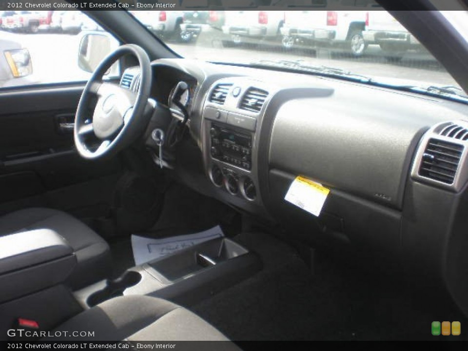 Ebony Interior Dashboard for the 2012 Chevrolet Colorado LT Extended Cab #73542986