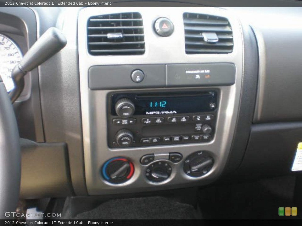 Ebony Interior Controls for the 2012 Chevrolet Colorado LT Extended Cab #73543309