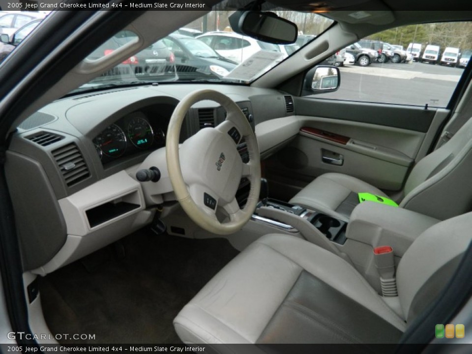 Medium Slate Gray Interior Prime Interior for the 2005 Jeep Grand Cherokee Limited 4x4 #73543451