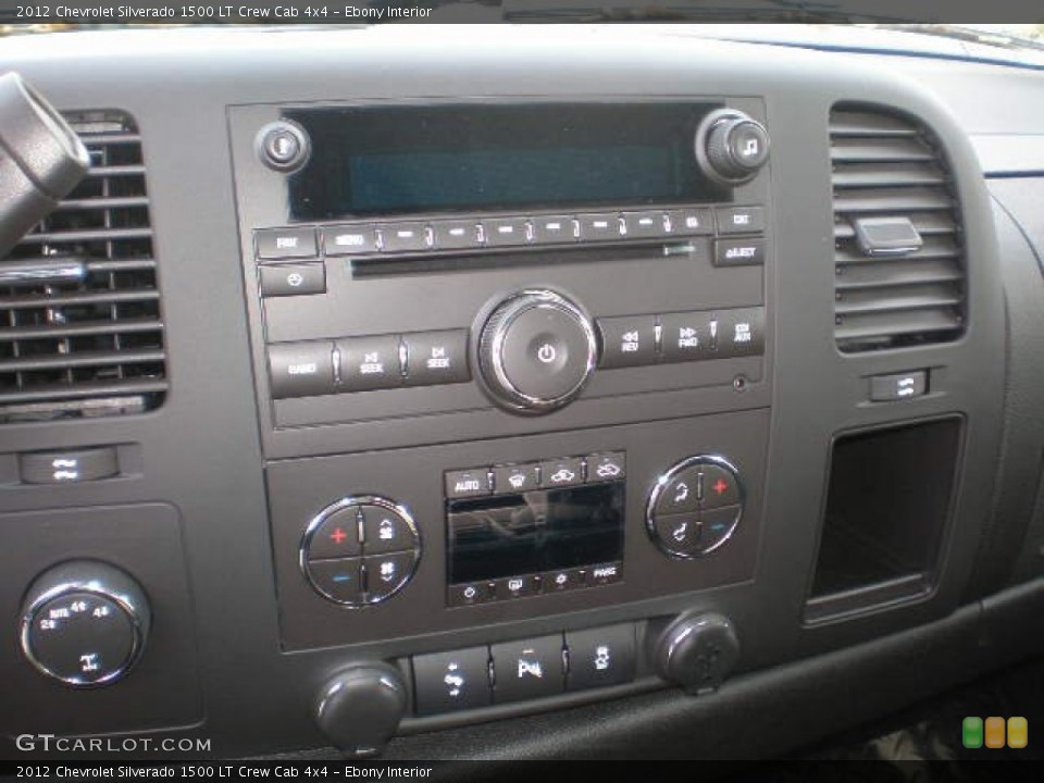 Ebony Interior Controls for the 2012 Chevrolet Silverado 1500 LT Crew Cab 4x4 #73543527