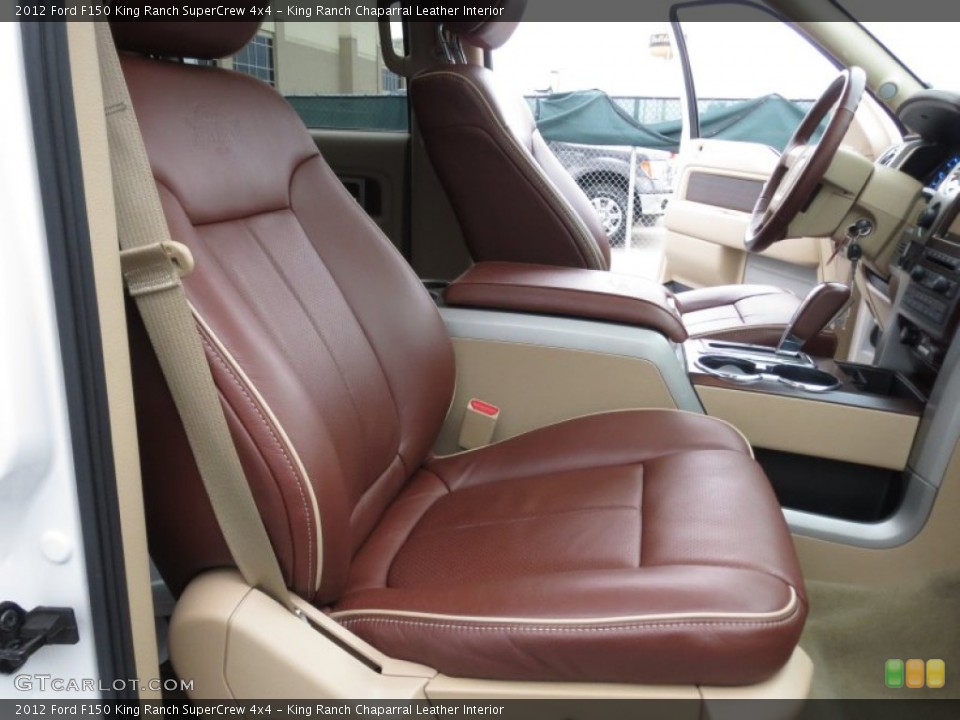 King Ranch Chaparral Leather Interior Front Seat for the 2012 Ford F150 King Ranch SuperCrew 4x4 #73543583
