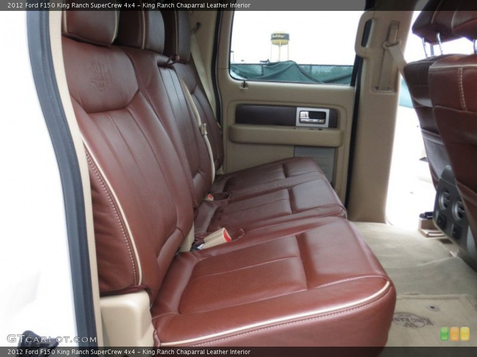 King Ranch Chaparral Leather Interior Rear Seat for the 2012 Ford F150 King Ranch SuperCrew 4x4 #73543655