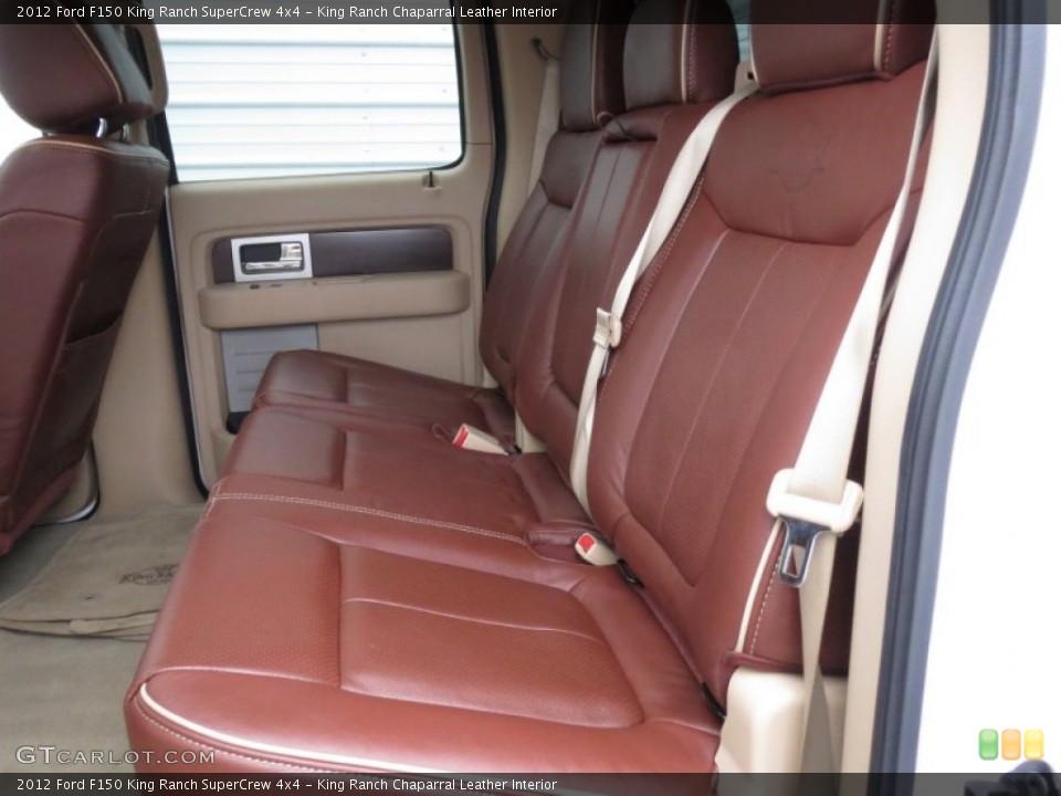King Ranch Chaparral Leather Interior Rear Seat for the 2012 Ford F150 King Ranch SuperCrew 4x4 #73543730