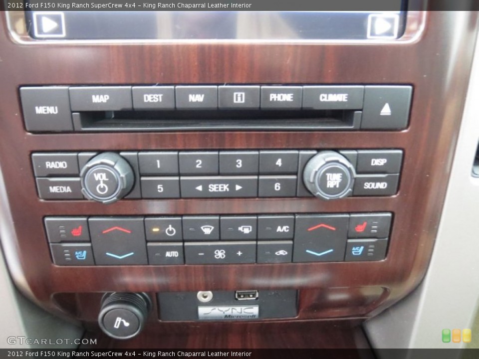 King Ranch Chaparral Leather Interior Controls for the 2012 Ford F150 King Ranch SuperCrew 4x4 #73543931