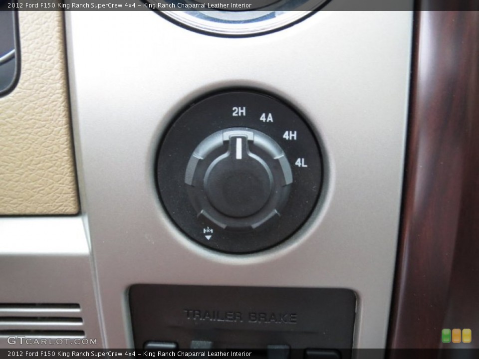 King Ranch Chaparral Leather Interior Controls for the 2012 Ford F150 King Ranch SuperCrew 4x4 #73543949
