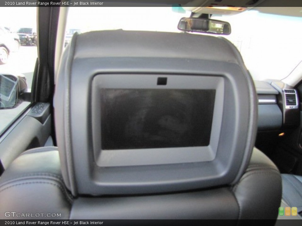 Jet Black Interior Entertainment System for the 2010 Land Rover Range Rover HSE #73545065