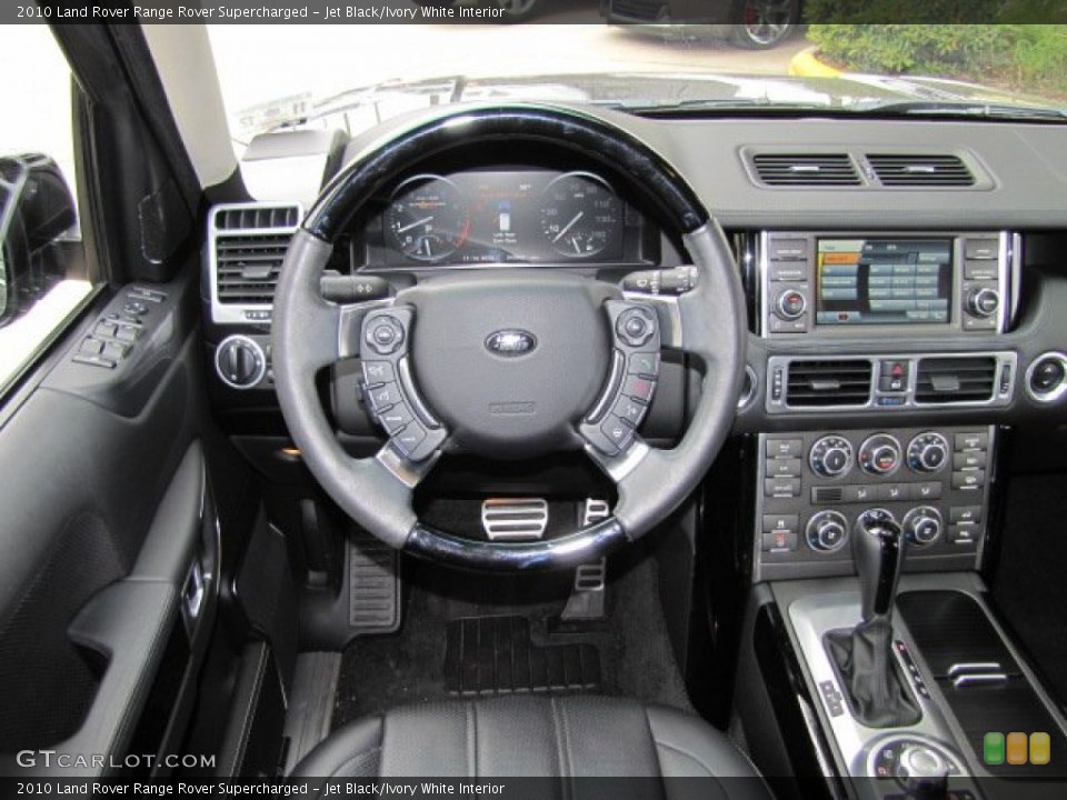 Jet Black/Ivory White Interior Dashboard for the 2010 Land Rover Range Rover Supercharged #73546036