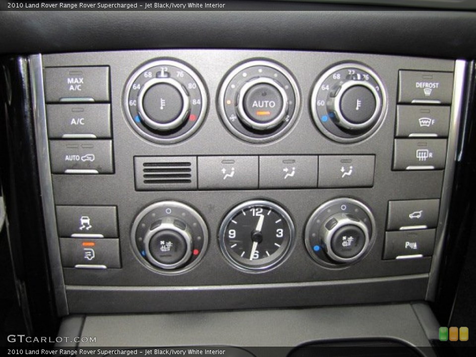 Jet Black/Ivory White Interior Controls for the 2010 Land Rover Range Rover Supercharged #73546232