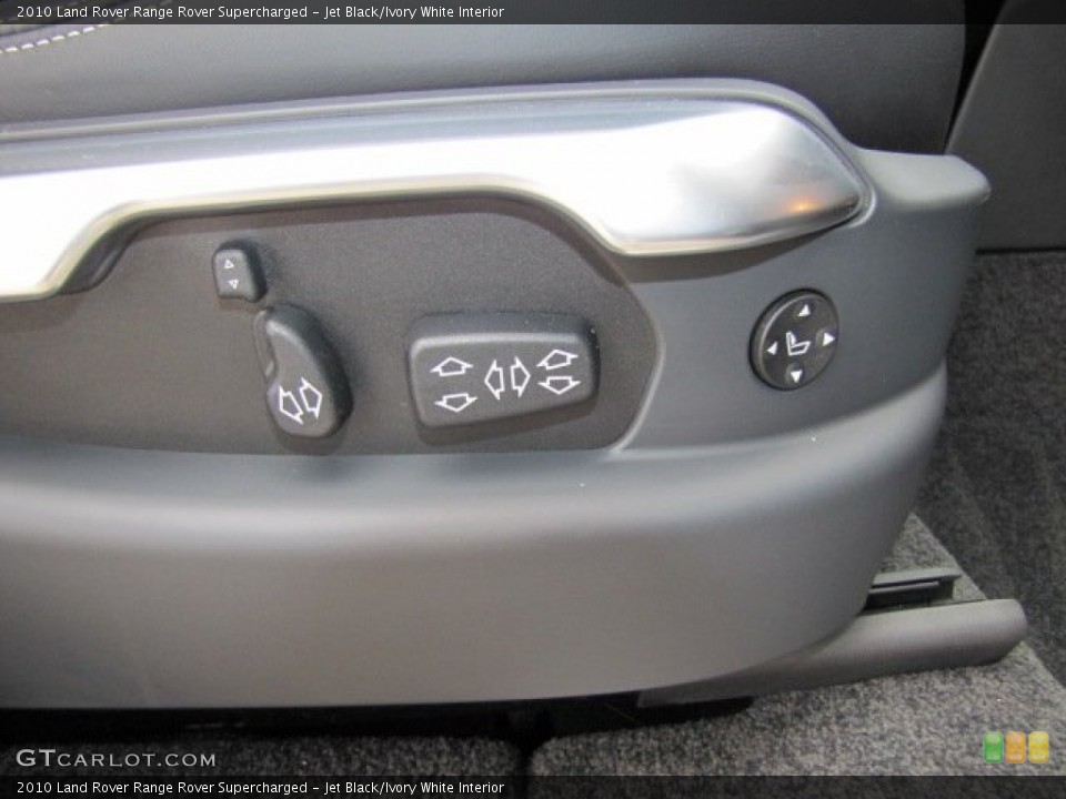 Jet Black/Ivory White Interior Controls for the 2010 Land Rover Range Rover Supercharged #73546369