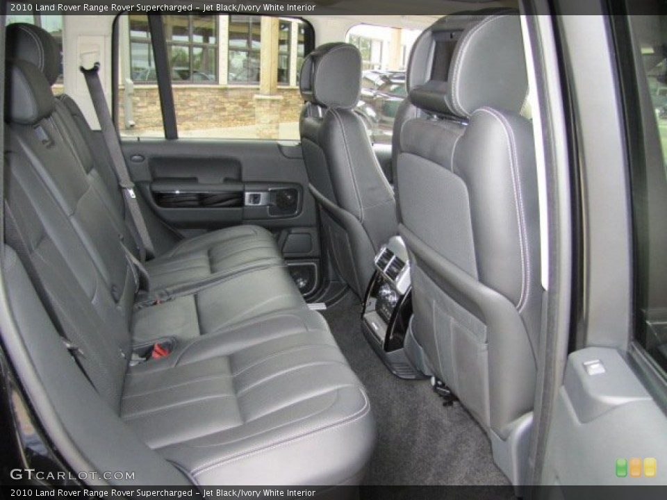 Jet Black/Ivory White Interior Rear Seat for the 2010 Land Rover Range Rover Supercharged #73546433