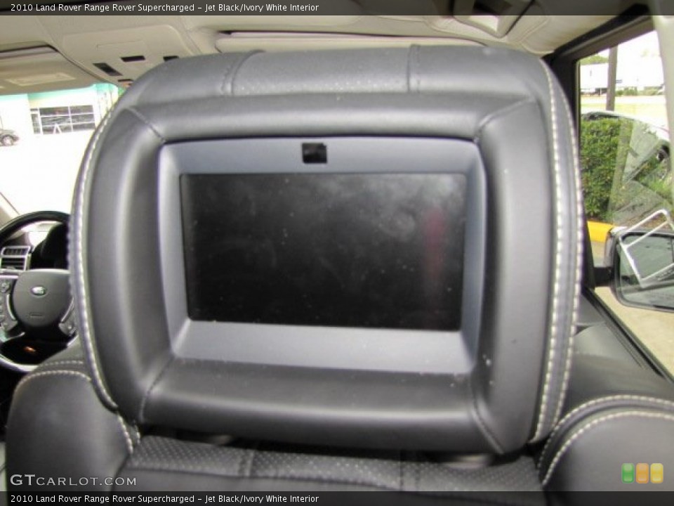 Jet Black/Ivory White Interior Entertainment System for the 2010 Land Rover Range Rover Supercharged #73546502