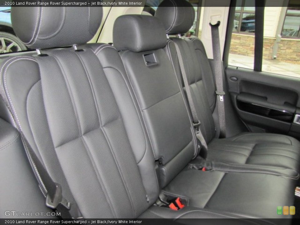 Jet Black/Ivory White Interior Rear Seat for the 2010 Land Rover Range Rover Supercharged #73546549