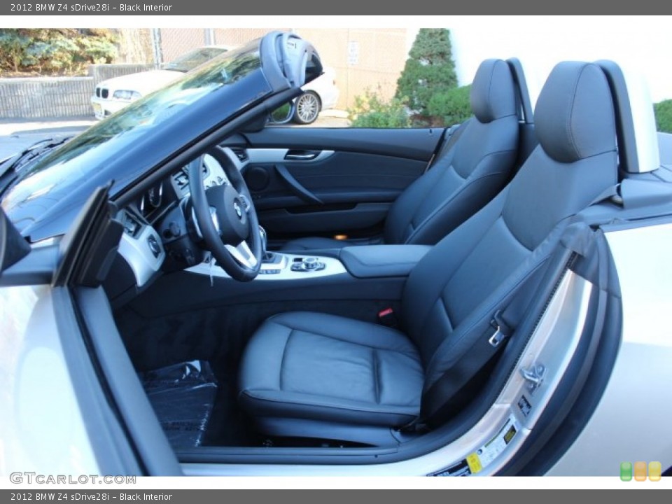Black Interior Front Seat for the 2012 BMW Z4 sDrive28i #73547313