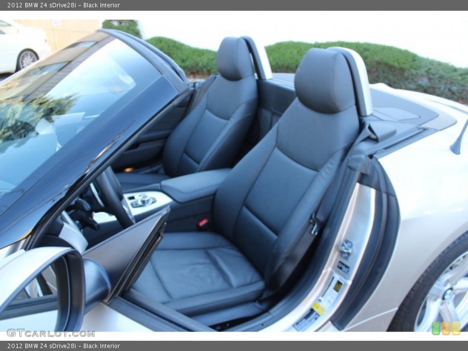 Black Interior Front Seat for the 2012 BMW Z4 sDrive28i #73547336