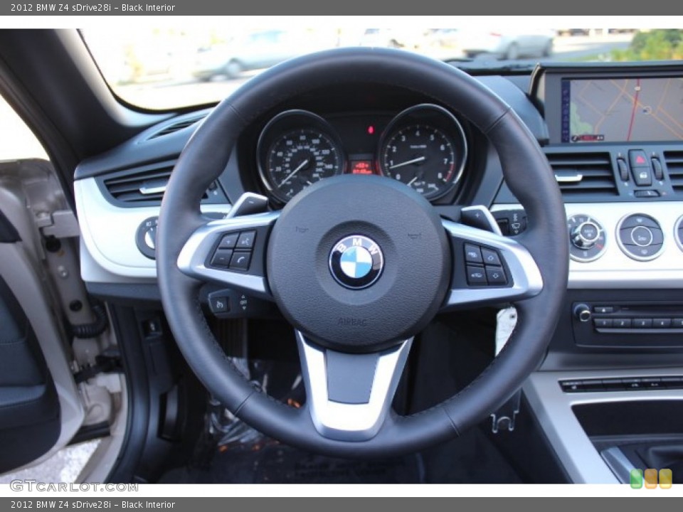 Black Interior Steering Wheel for the 2012 BMW Z4 sDrive28i #73547411