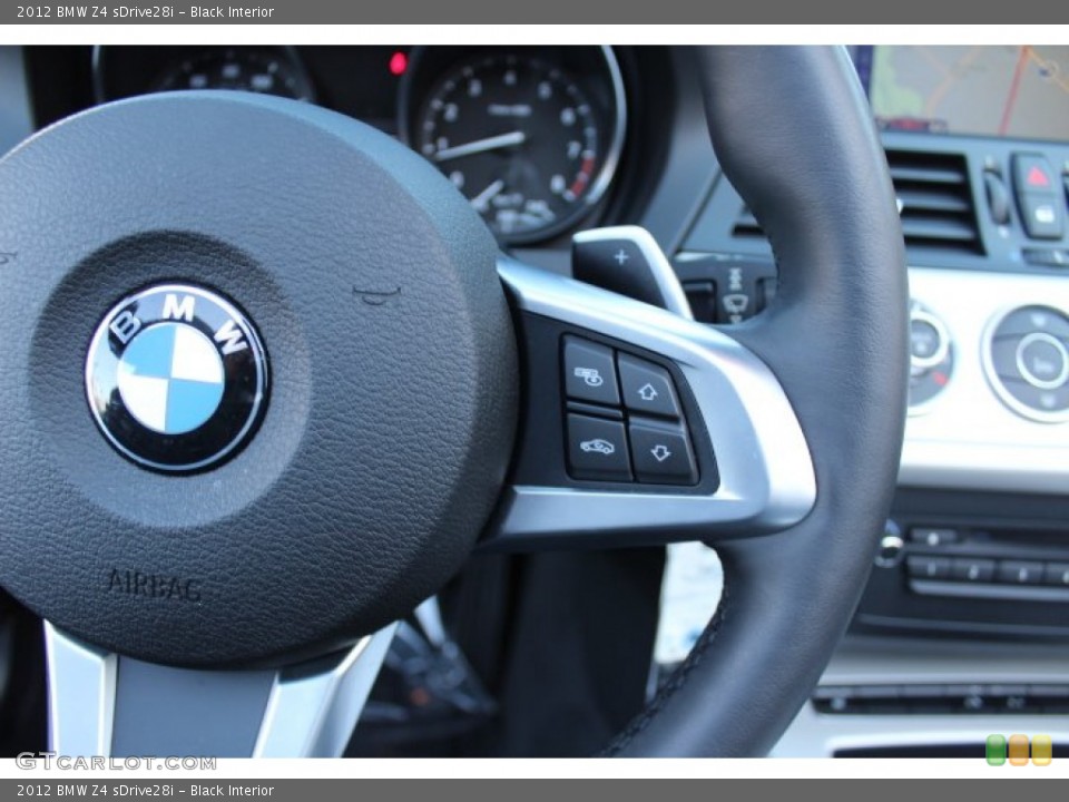 Black Interior Controls for the 2012 BMW Z4 sDrive28i #73547456