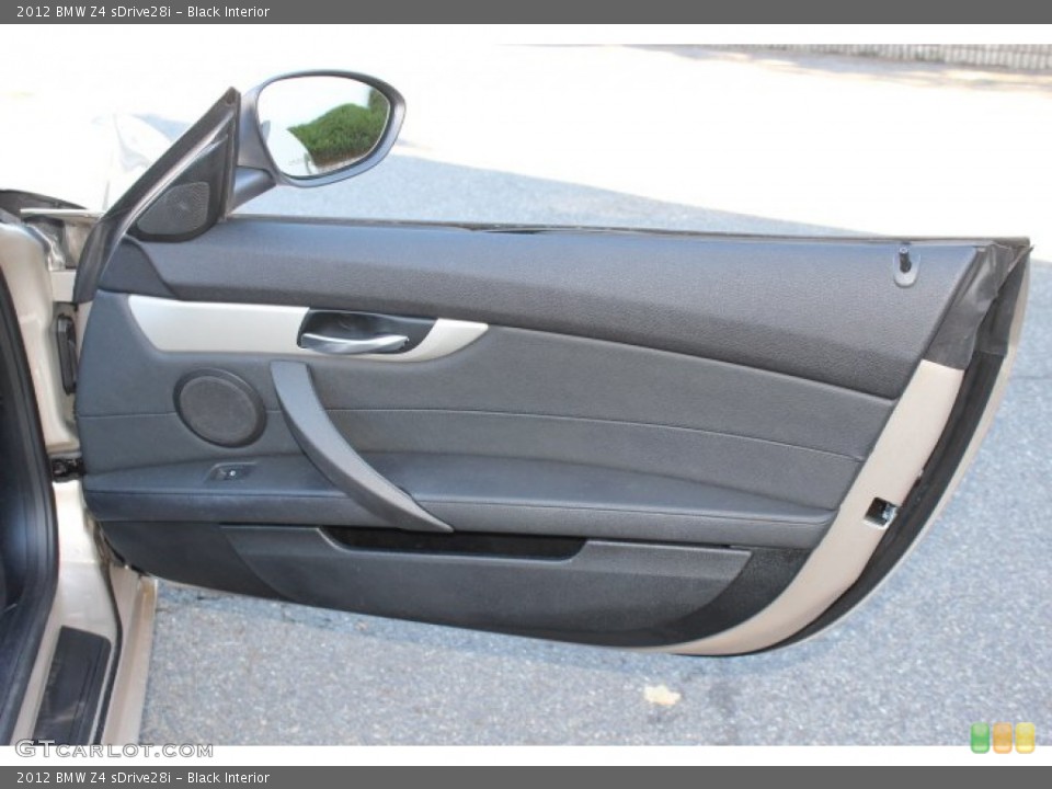 Black Interior Door Panel for the 2012 BMW Z4 sDrive28i #73547528