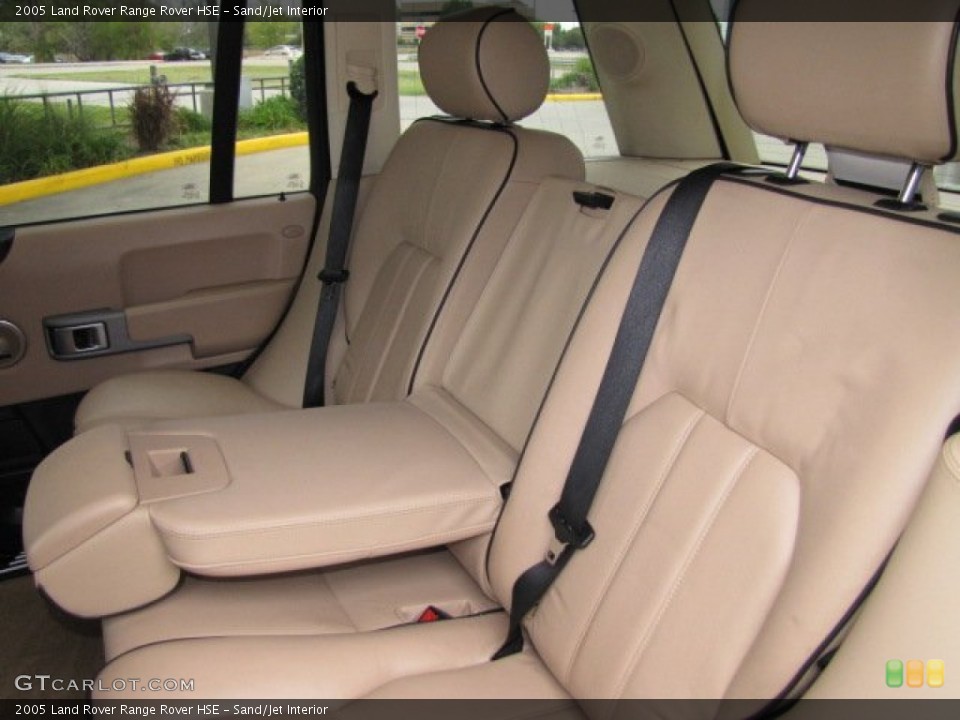 Sand/Jet Interior Rear Seat for the 2005 Land Rover Range Rover HSE #73547915