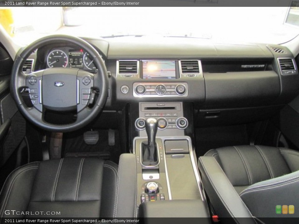 Ebony/Ebony Interior Dashboard for the 2011 Land Rover Range Rover Sport Supercharged #73548488