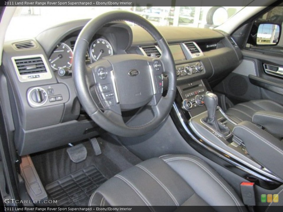 Ebony/Ebony Interior Prime Interior for the 2011 Land Rover Range Rover Sport Supercharged #73548653