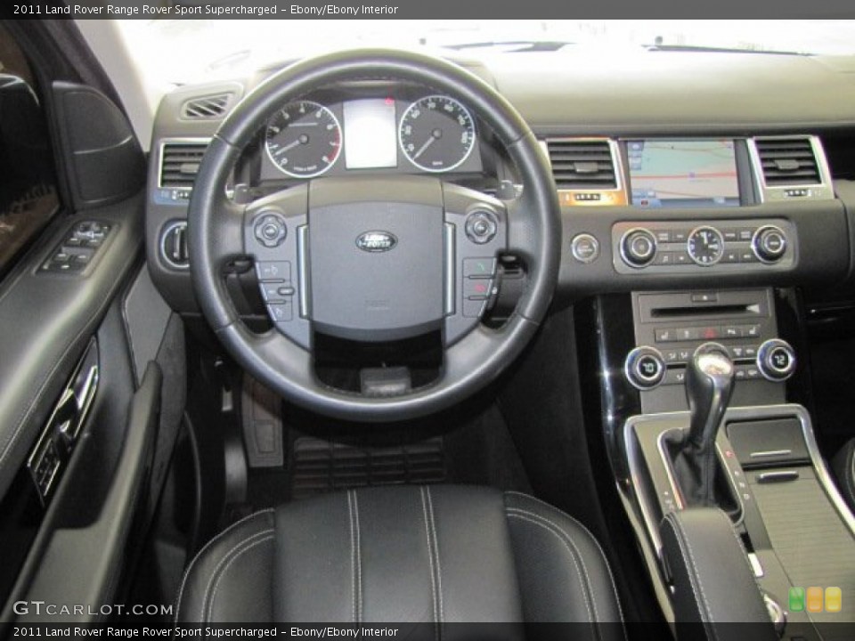 Ebony/Ebony Interior Steering Wheel for the 2011 Land Rover Range Rover Sport Supercharged #73548671
