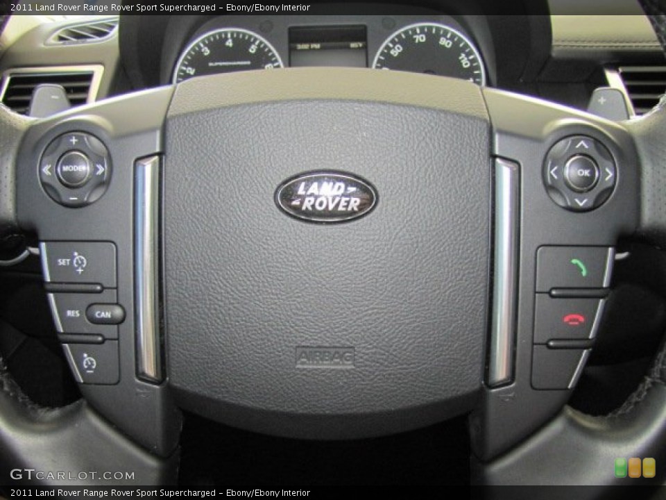 Ebony/Ebony Interior Controls for the 2011 Land Rover Range Rover Sport Supercharged #73548684