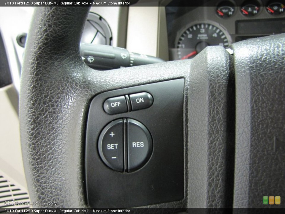 Medium Stone Interior Controls for the 2010 Ford F250 Super Duty XL Regular Cab 4x4 #73548788