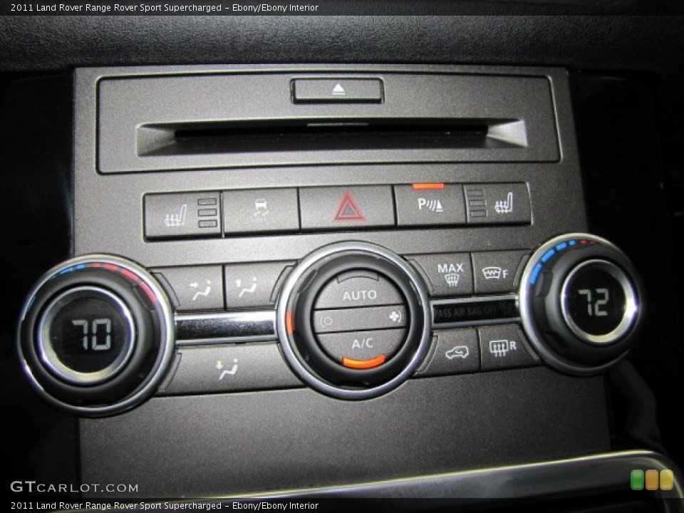 Ebony/Ebony Interior Controls for the 2011 Land Rover Range Rover Sport Supercharged #73548794