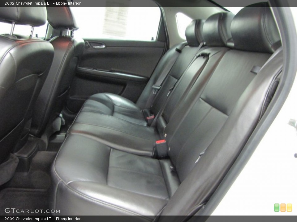 Ebony Interior Rear Seat for the 2009 Chevrolet Impala LT #73549148