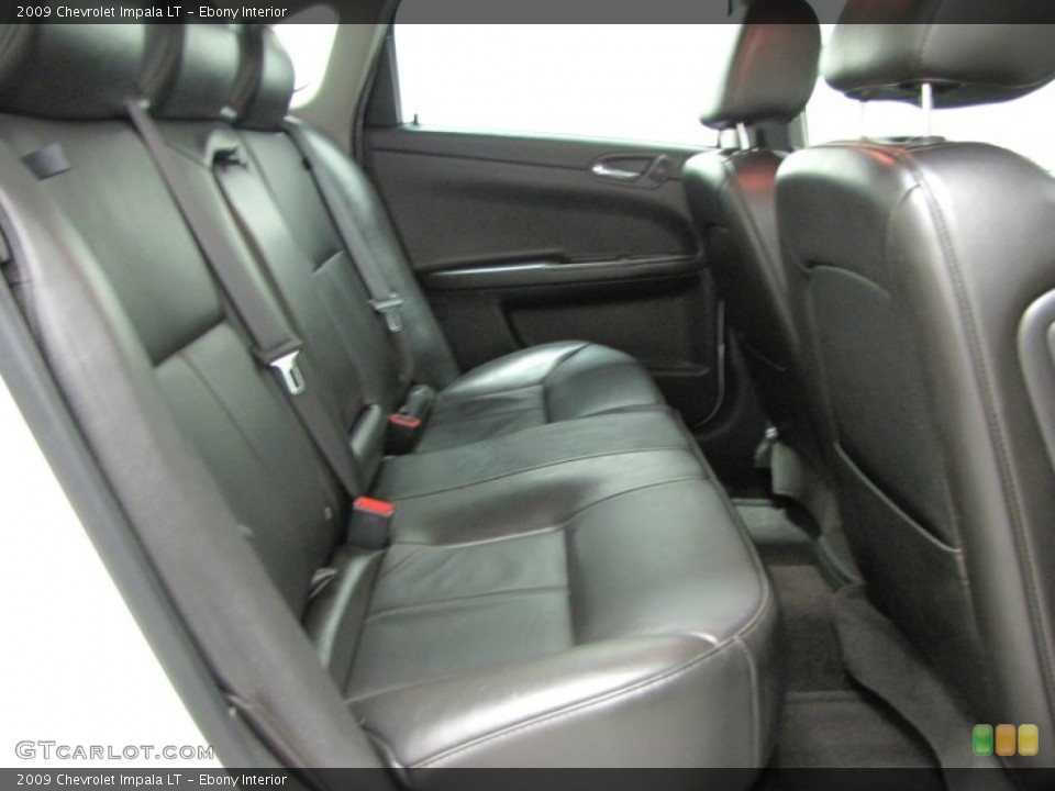 Ebony Interior Rear Seat for the 2009 Chevrolet Impala LT #73549166