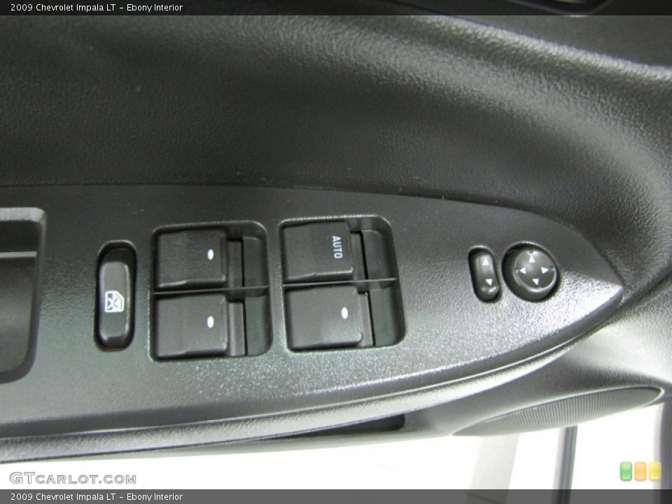 Ebony Interior Controls for the 2009 Chevrolet Impala LT #73549265