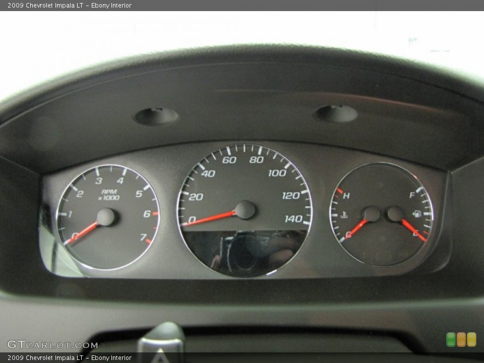 Ebony Interior Gauges for the 2009 Chevrolet Impala LT #73549427