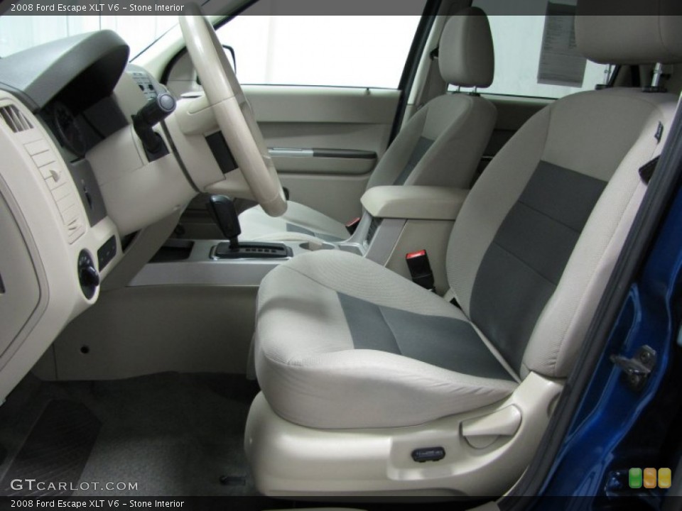 Stone Interior Front Seat for the 2008 Ford Escape XLT V6 #73549715