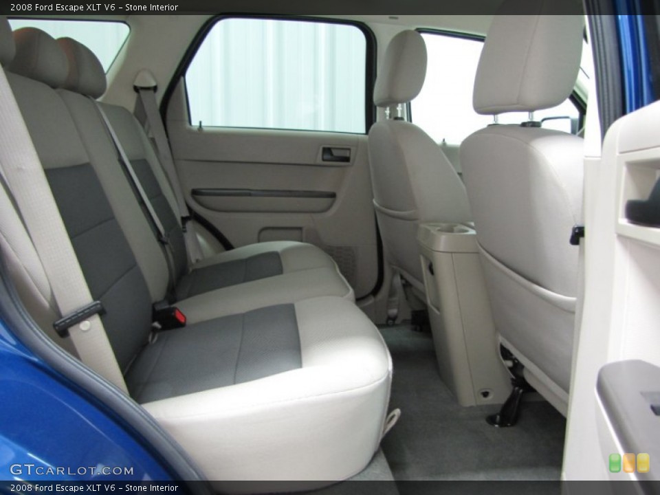 Stone Interior Rear Seat for the 2008 Ford Escape XLT V6 #73549748